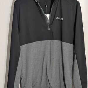 RLX Black and Gray Pullover